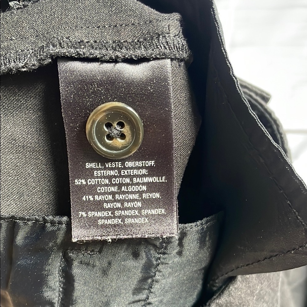 The essential SLIM by ANTROPOLOGIE Women’s Black Pants - Picture 6 of 7